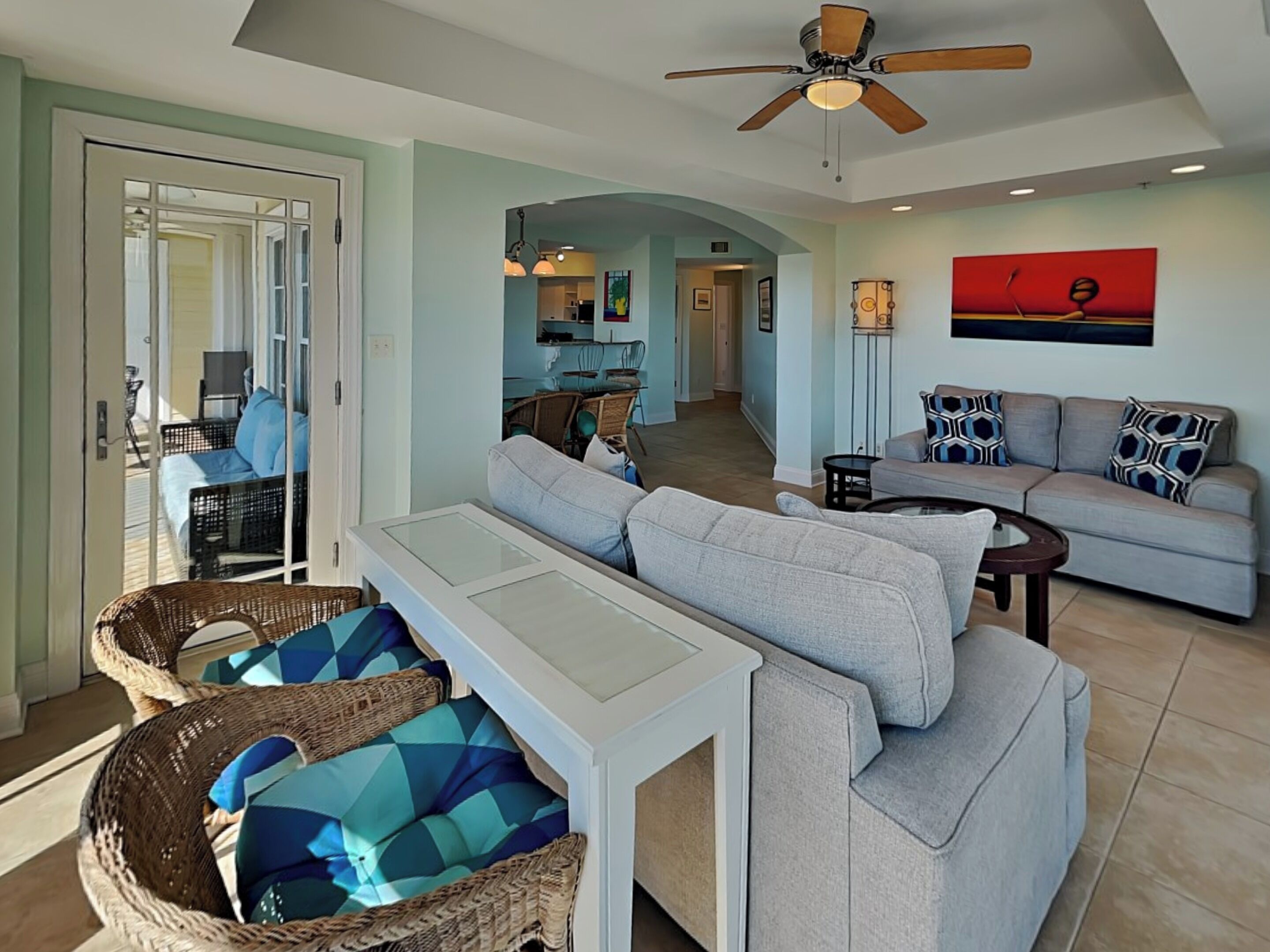 Smart TV, DVD player, foosball