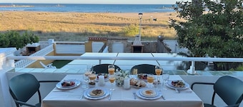 Beachfront Home · 5 Steps to the Sand · Large Private Terrace with Pergola · AC