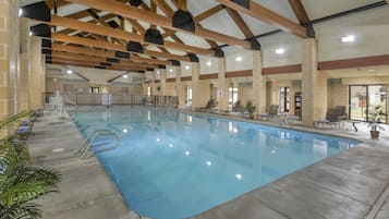 Indoor pool, a heated pool
