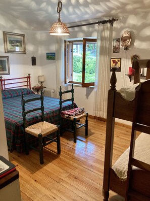 3 chambres, bureau