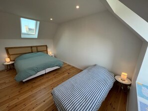 2 bedrooms, iron/ironing board, travel cot, free WiFi - Maison à 100m de la Plage (Treffiagat)