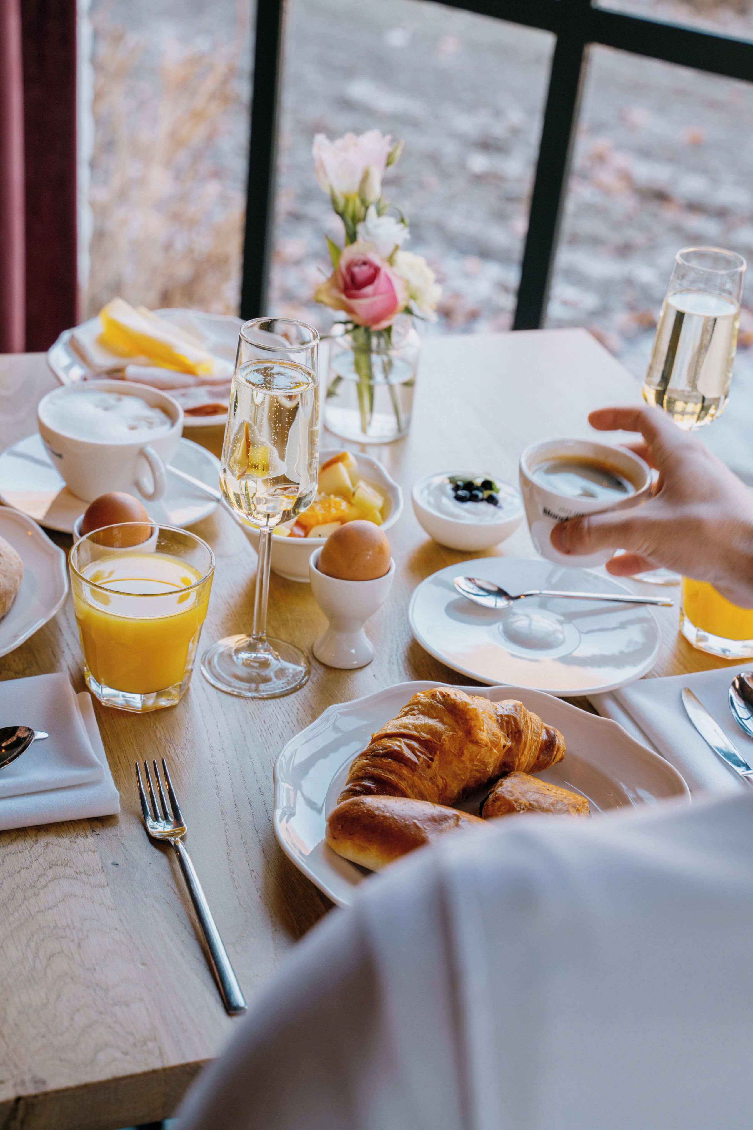 Petit déjeuner continental servi tous les jours en supplément