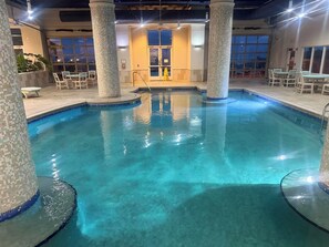 Indoor pool, outdoor pool