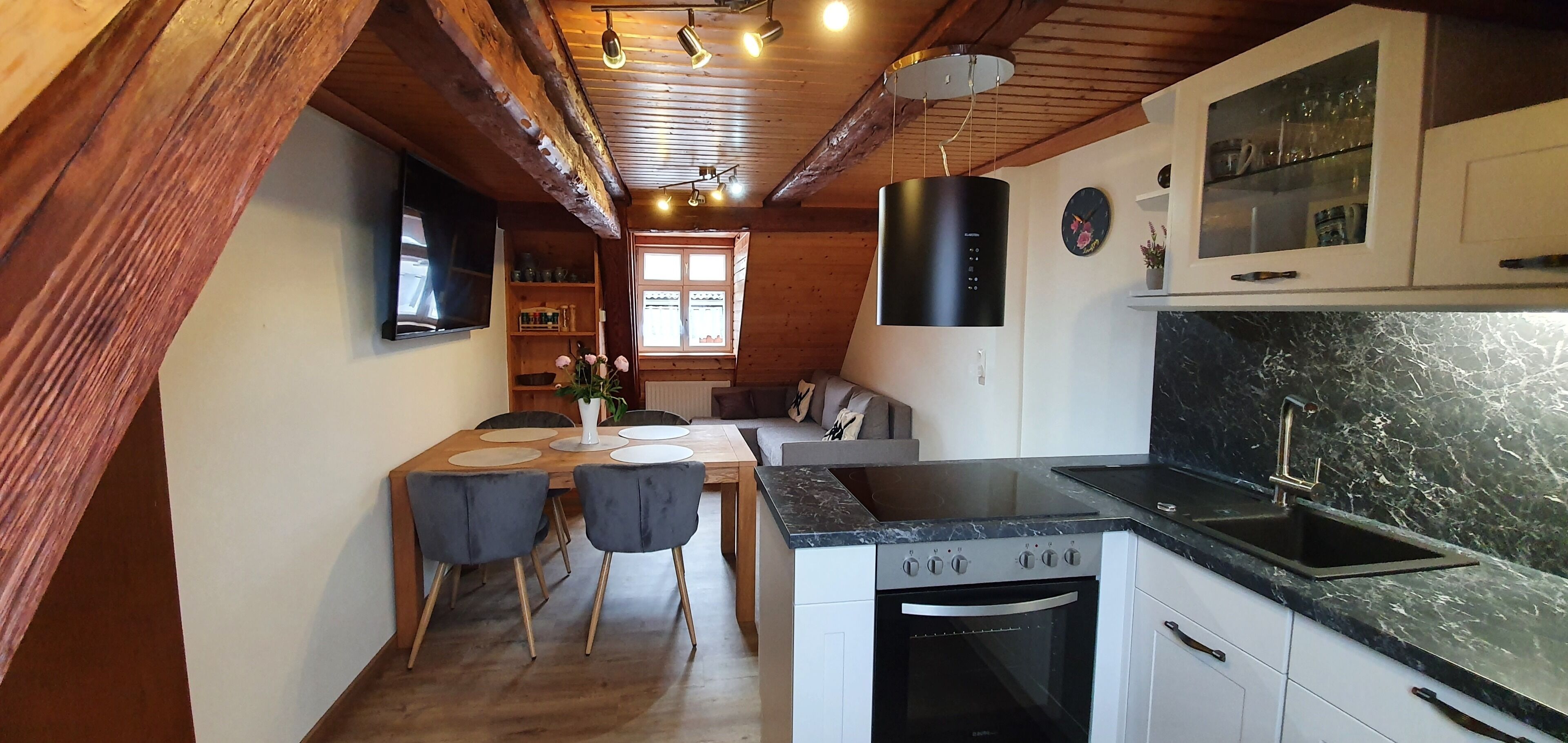 Kühlschrank, Ofen, Herdplatte, Geschirrspüler