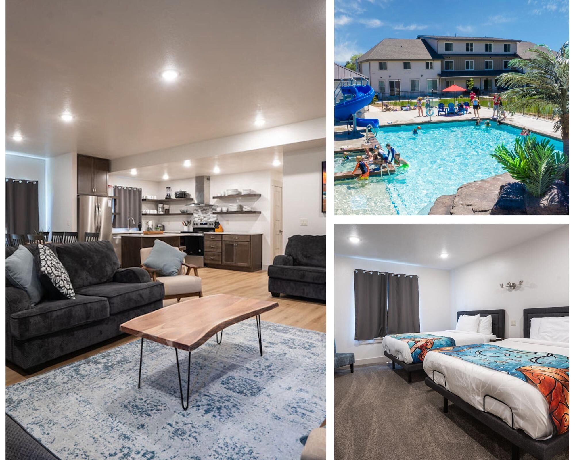 Townhome 9 at Waterdance - Sleeps 12, 3 Bed-4 Bath with indoor/outdoor pool, pickleball+