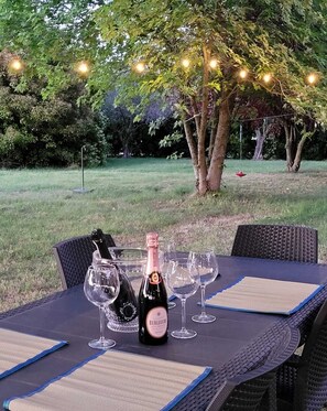 Opções para refeição ao ar livre