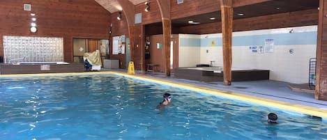 Indoor pool, outdoor pool