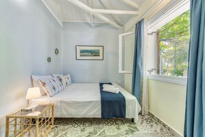 2 bedrooms, iron/ironing board, travel crib, free WiFi