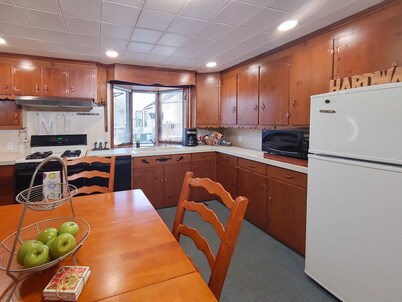Huge historic on Lake Michigan w/ large yard, fire pit, BBQ & air conditioning