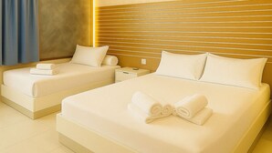 2 室のベッドルーム、WiFi、ベッドシーツ