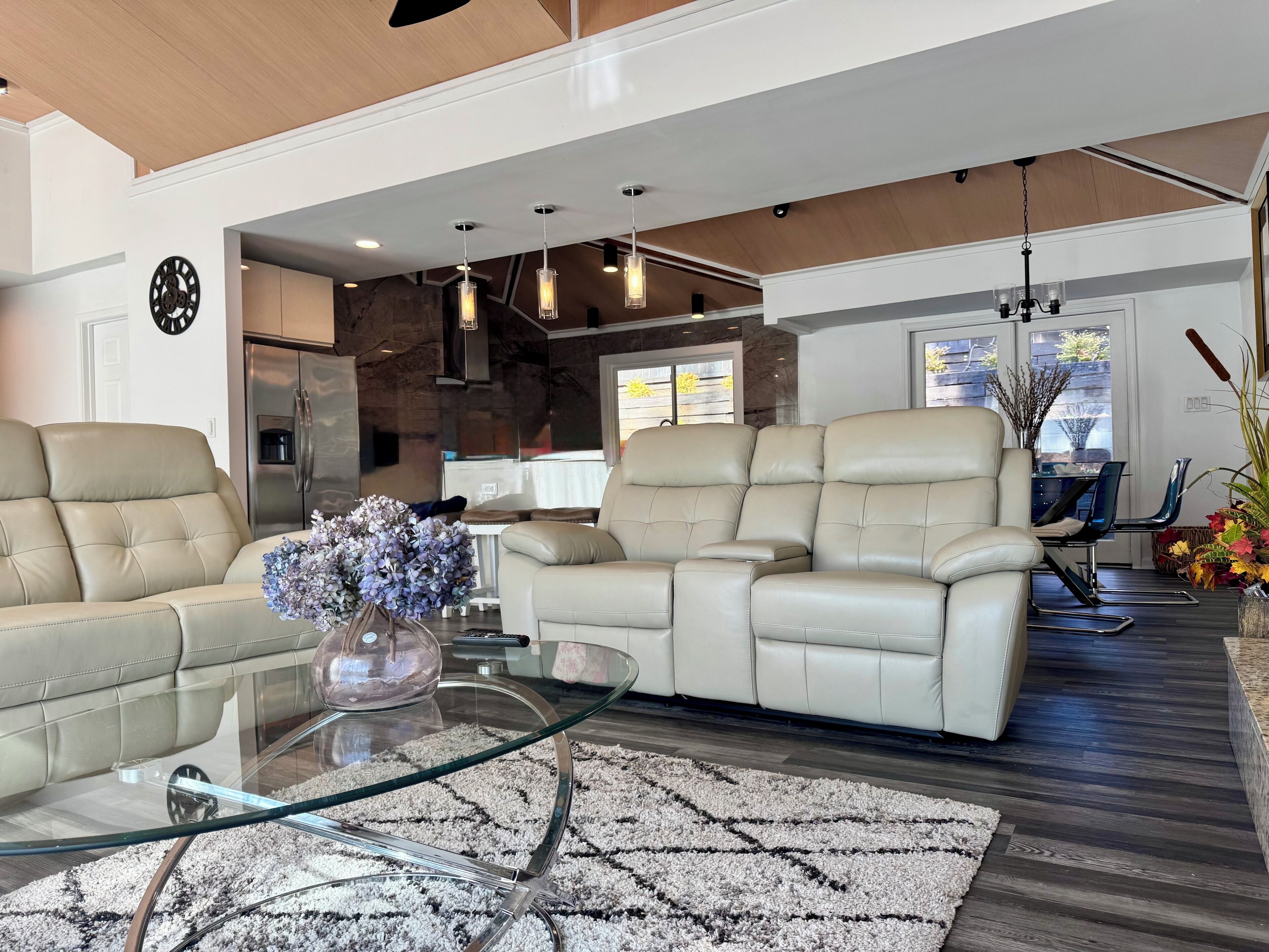 TV connectée, cheminée