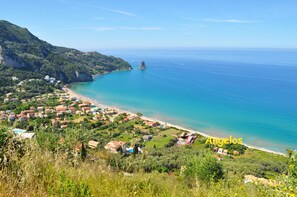 Apartment, 2 Bedrooms, Smoking, Balcony | Beach - Holiday House Angelos C on Agios Gordios Beach (Corfu)