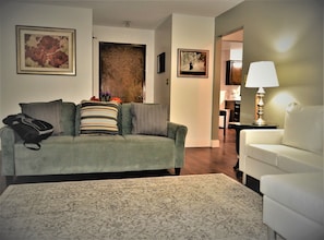 Apartment, 2 Bedrooms, Balcony | Living area