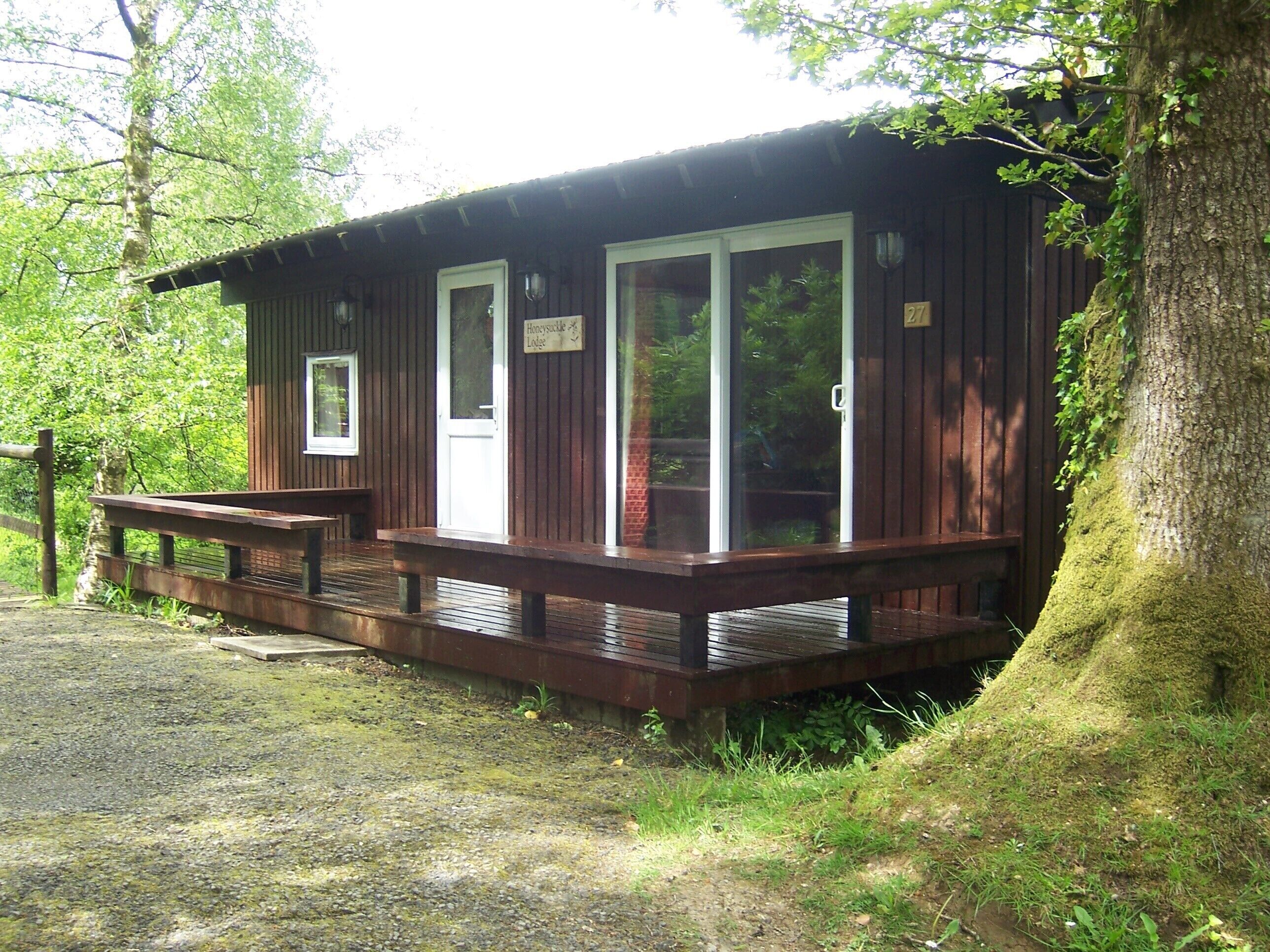 Honeysuckle Lodge set in a Beautiful 24 Acre Woodland Holiday Park