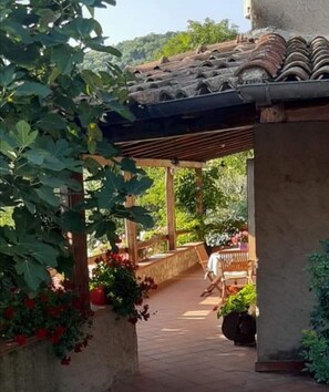 Ferienhaus, 2 Schlafzimmer, Terrasse | Balkon