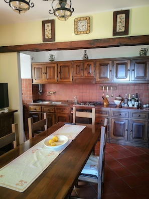 Casa, 2 camere da letto, patio | Cucina privata | Pentole/stoviglie/utensili