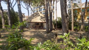 Appartamento, 1 camera da letto, balcone, vista giardino | Esterni