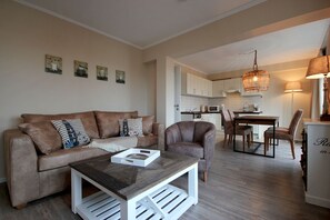 TV - Villa Seeluft, Seegras - Ferienwohnung 65rb6 Seegras, Villa Seeluft (Sellin)