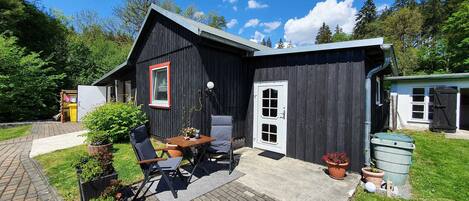 屋外ダイニングエリア