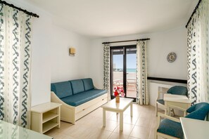 Standaard appartement, 1 slaapkamer | Hypoallergeen beddengoed, een laptopwerkplek, gratis babybedden