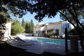 Outdoor pool - Charming 5* listed Provencal house 5 bedrooms, 4 bath and private swimming pool (Lorgues)