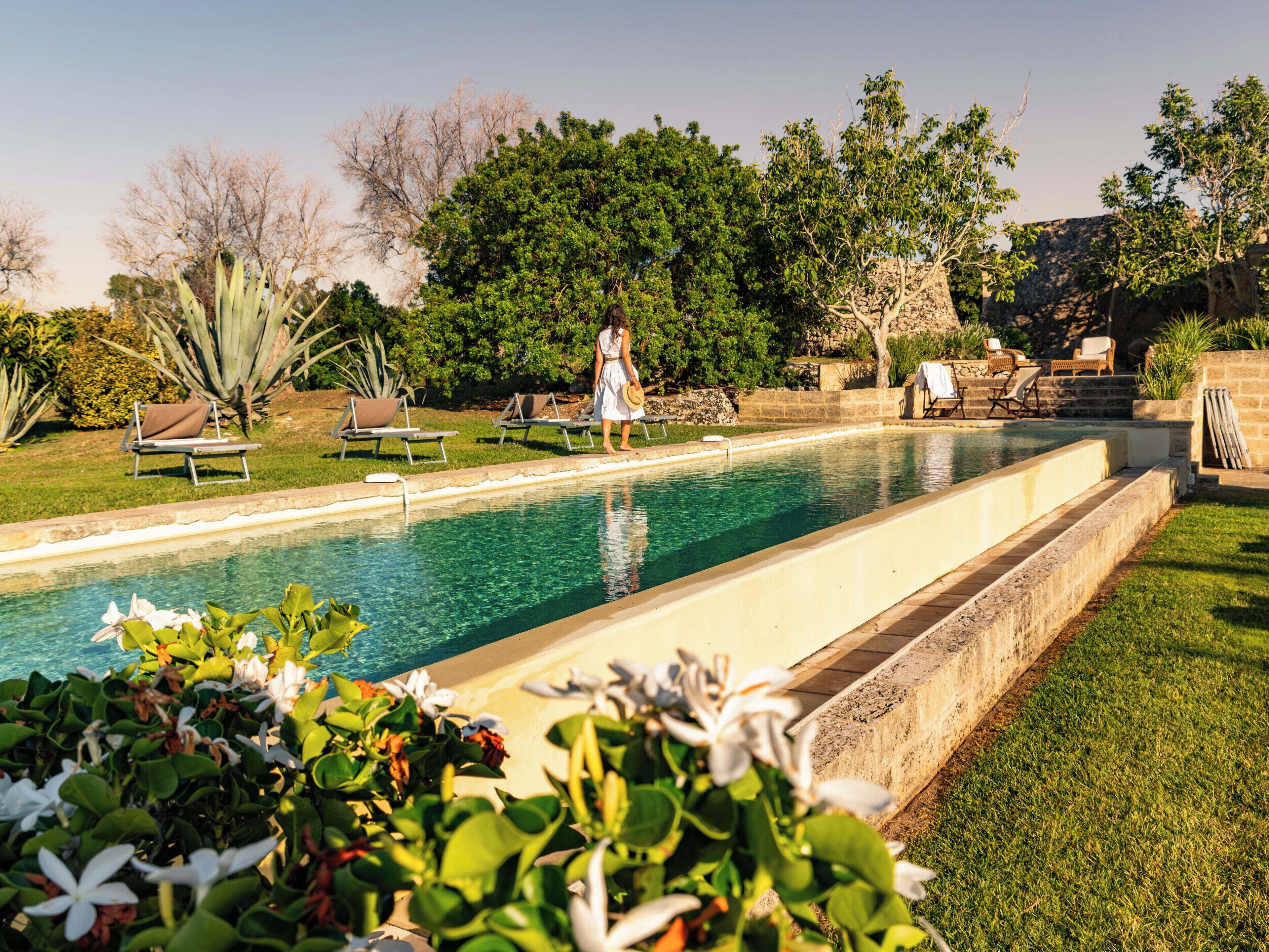 Una piscina climatizada