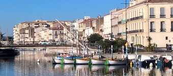 Villa avec piscine privée, plage à 9 min, Sète à 3 km