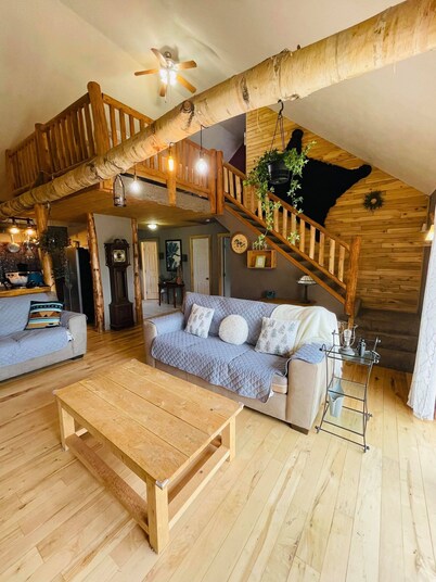 10 acre, close to trails, WiFi, Kayaks, small lake/marsh,New beds.