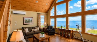 Oceanfront A-Frame Cottage | Stunning Bridge Views | Dog Friendly | Sleeps 8