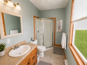 Towels, soap, toilet paper