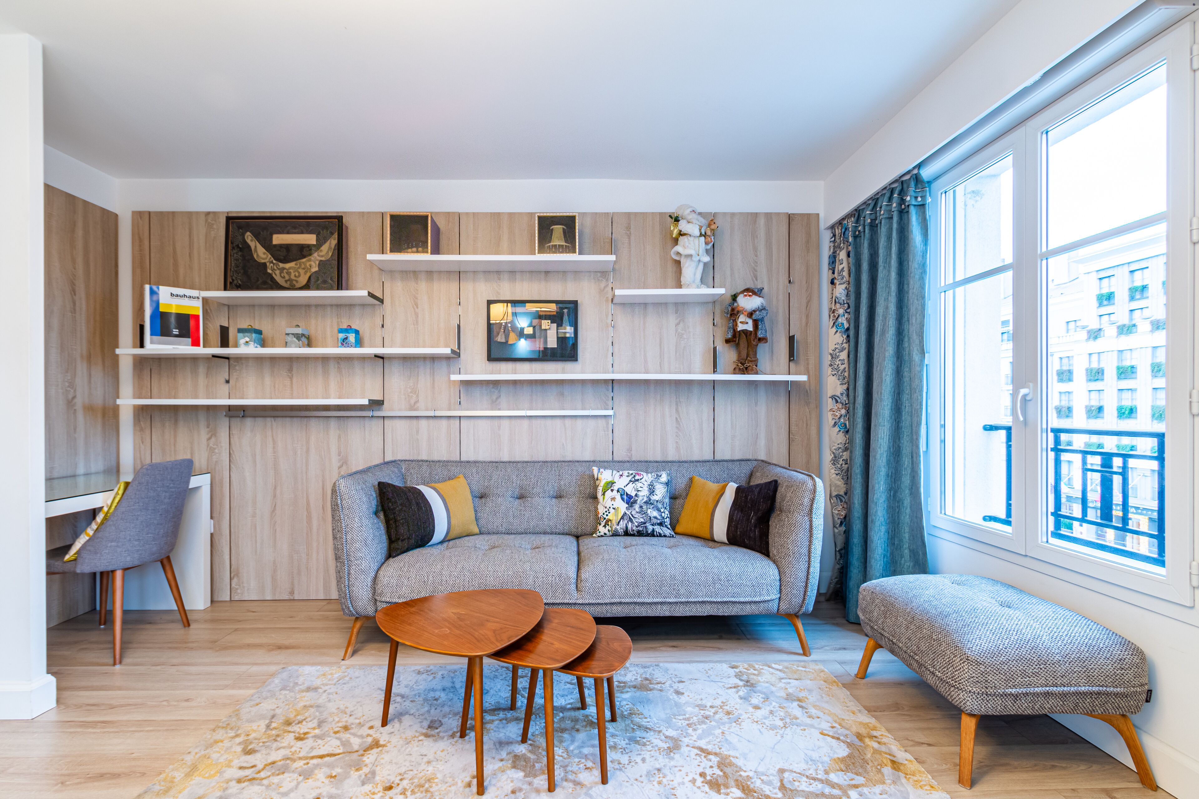 Smart-tv, en stereo och kontor