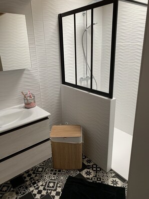 Regadera y secadora de cabello 