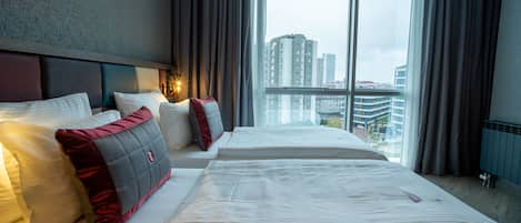 Habitación, 1 cama individual, para no fumadores, vista a la ciudad | Vista a la ciudad