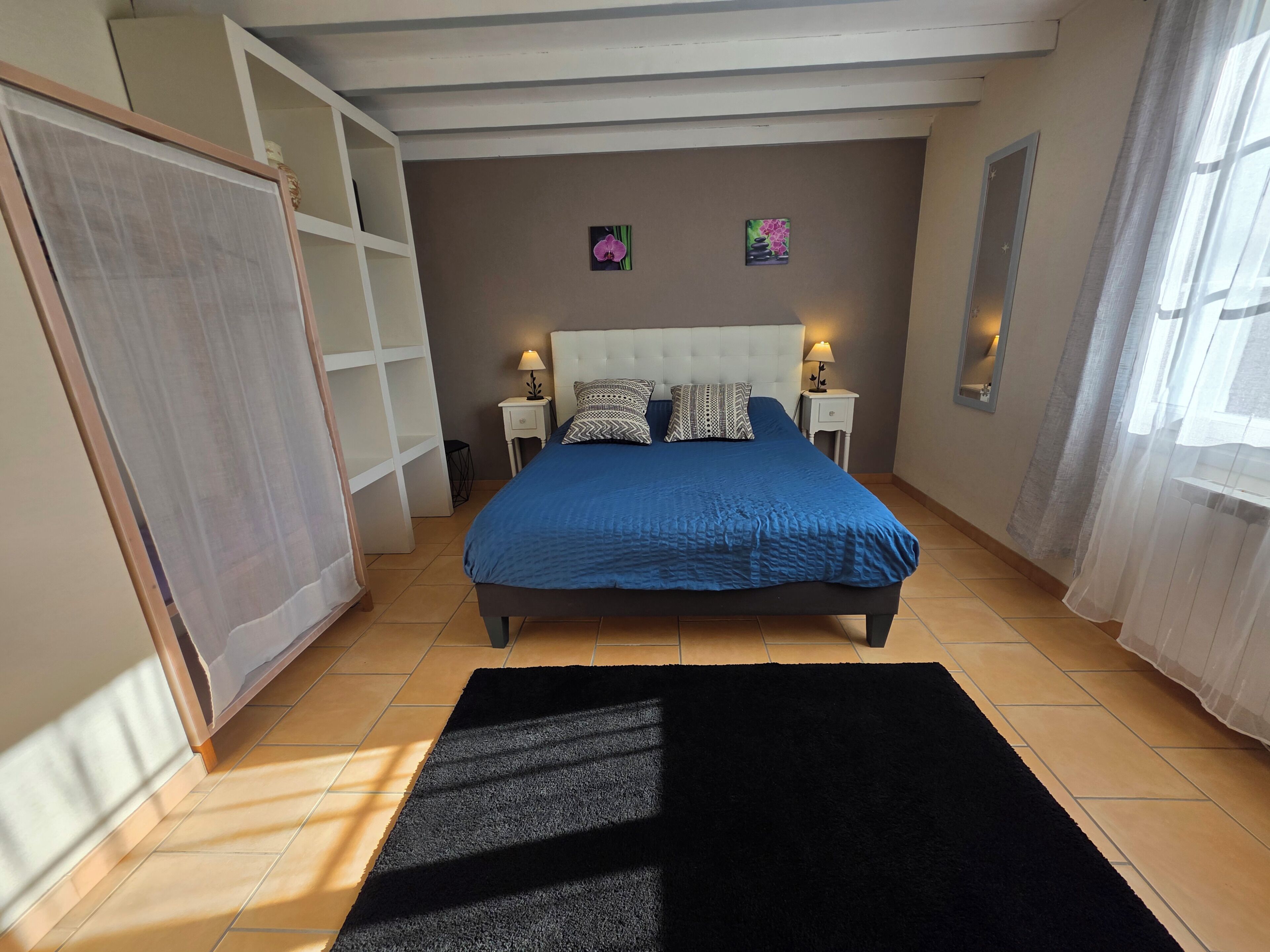 2 chambres, fer et planche à repasser, lit parapluie, Wi-Fi gratuit