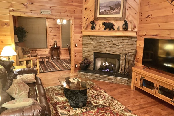 TV connectée, cheminée