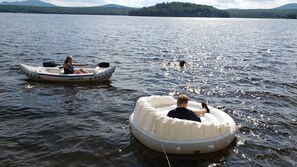 Sun-loungers, beach towels