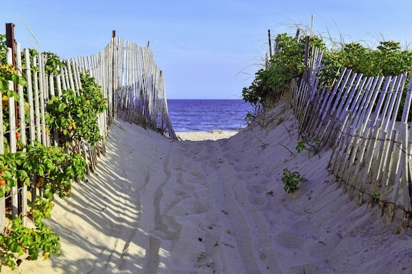 Una spiaggia nelle vicinanze