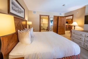 Condo, 1 Bedroom | 1 bedroom, desk, laptop workspace, iron/ironing board