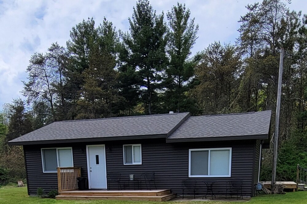 Nice private secluded location sits on 20 wooded acres.