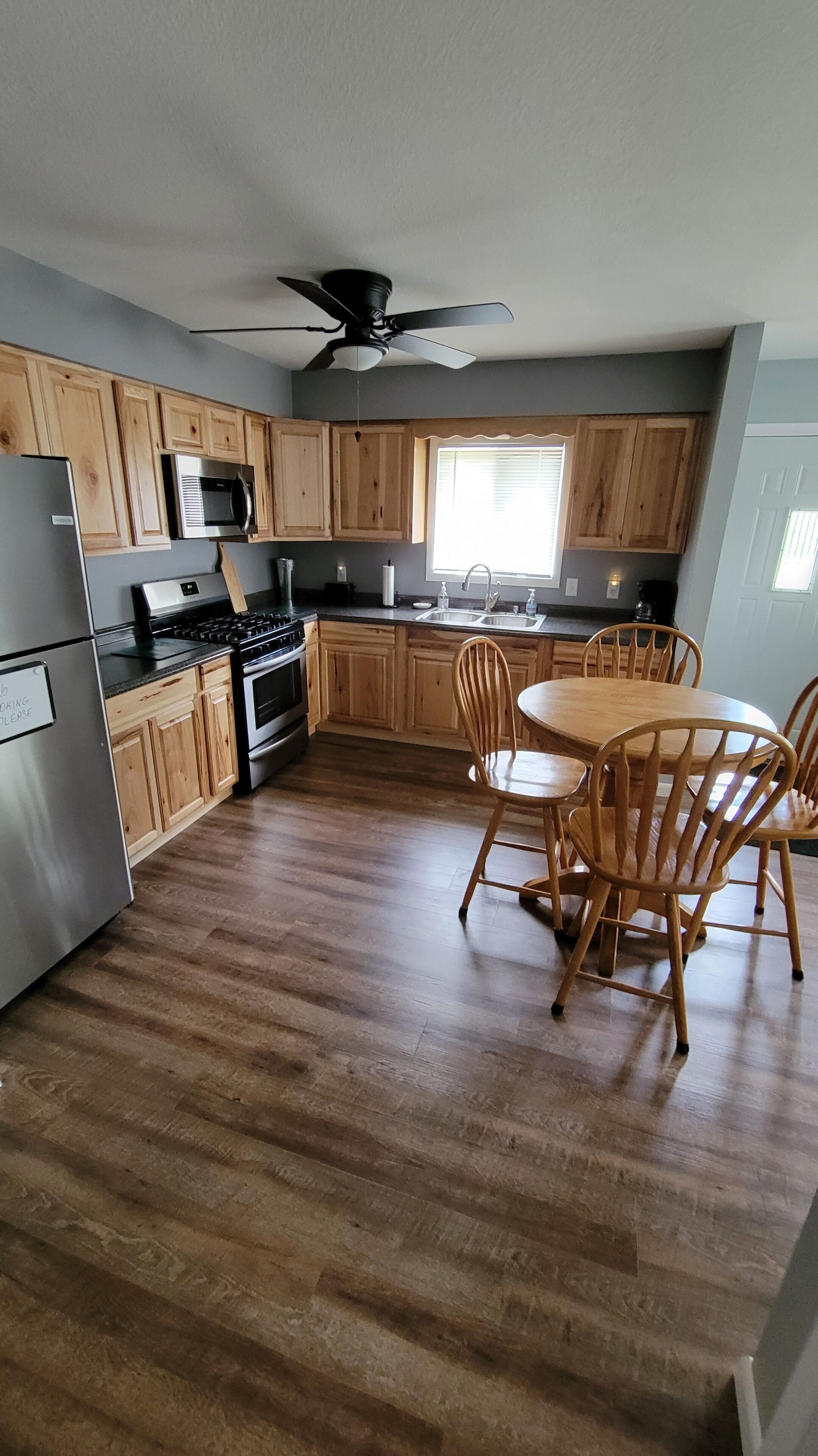 Nice private secluded location sits on 20 wooded acres.