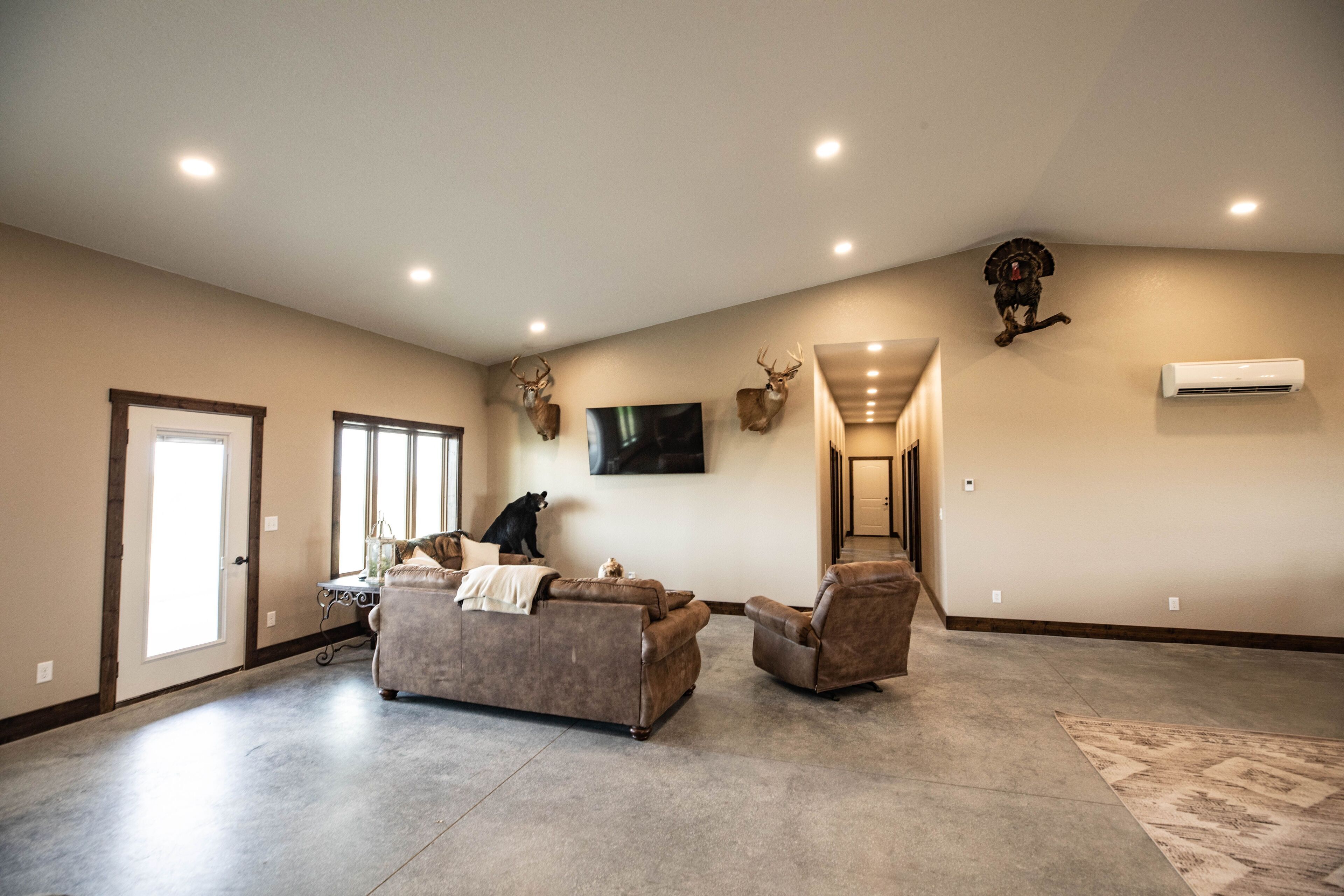 Spacious lodge with multiple fishing ponds