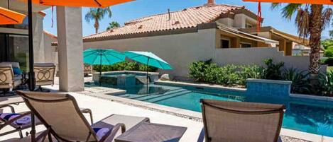 Una piscina climatizada