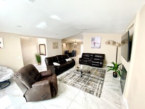 Smart TV, table tennis, books