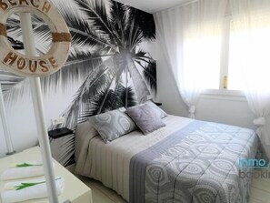 1 bedroom, iron/ironing board, bed sheets