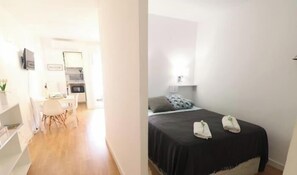 1 chambre, fer et planche à repasser, accès Internet, draps fournis