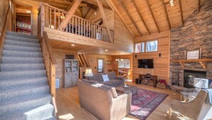 Fernseher, Kamin