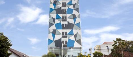 Facciata della struttura