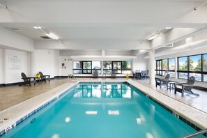 Indoor pool, a heated pool