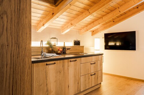 Ferienwohnung 65 qm, Wohn/Schlafraum getrennt, Balkon, Nichtraucher