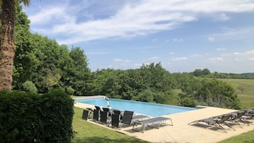 Piscina externa, piscina aquecida